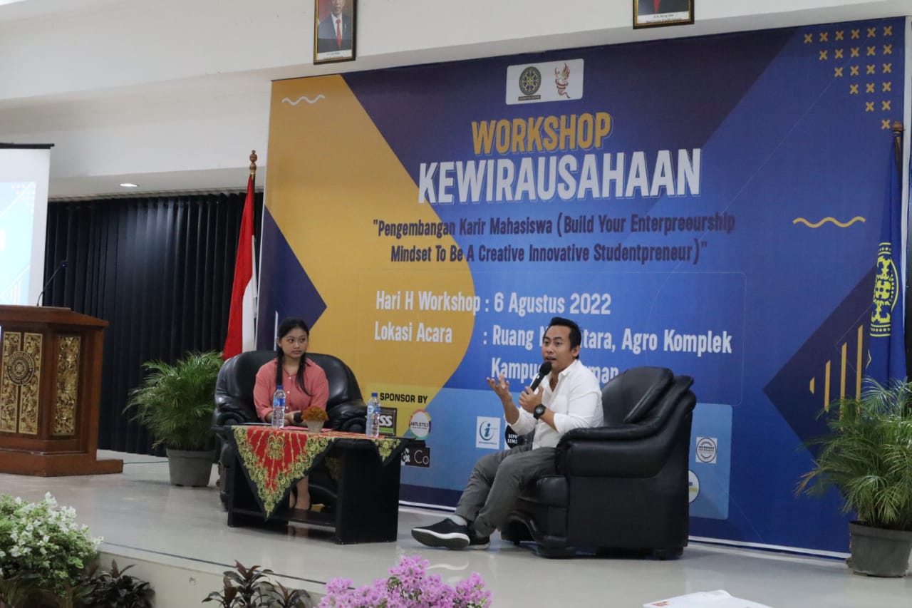 HIMA AP UNUD SUKSES GELAR WORKSHOP KEWIRAUSAHAAN 2022